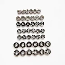 520 620 830 850 950 베어링, 5mm, 6mm 가이드 롤러 베어링, 타미야 미니 4WD RC카용, 2*6*2.5 2*5*2.5 3*8*3 5*8, 10 개 * 2.5 5*9*3