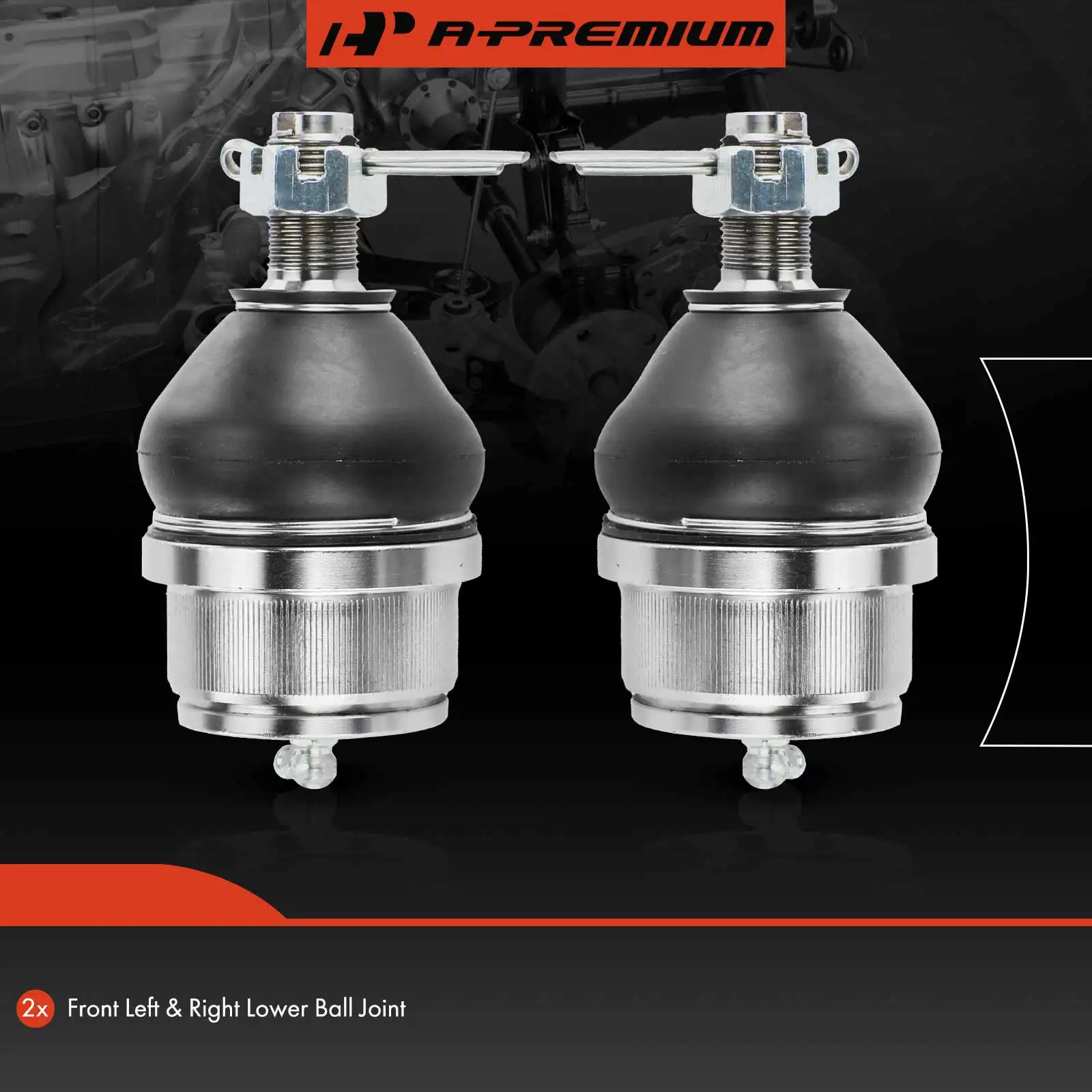 A-Premium 2x Front Lower Ball Joint Kit for Toyota Tundra 2007-2021 Sequoia 2008-2022 Land Cruiser 2013-2021 Lexus LX570