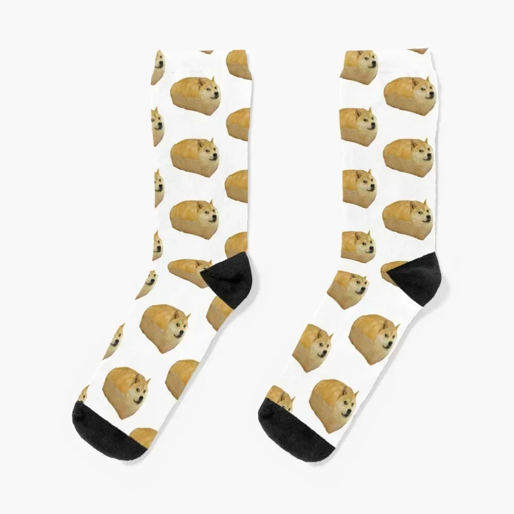 

Doge Bread Socks japanese fashion Toe sports Luxury Woman Socks Men's