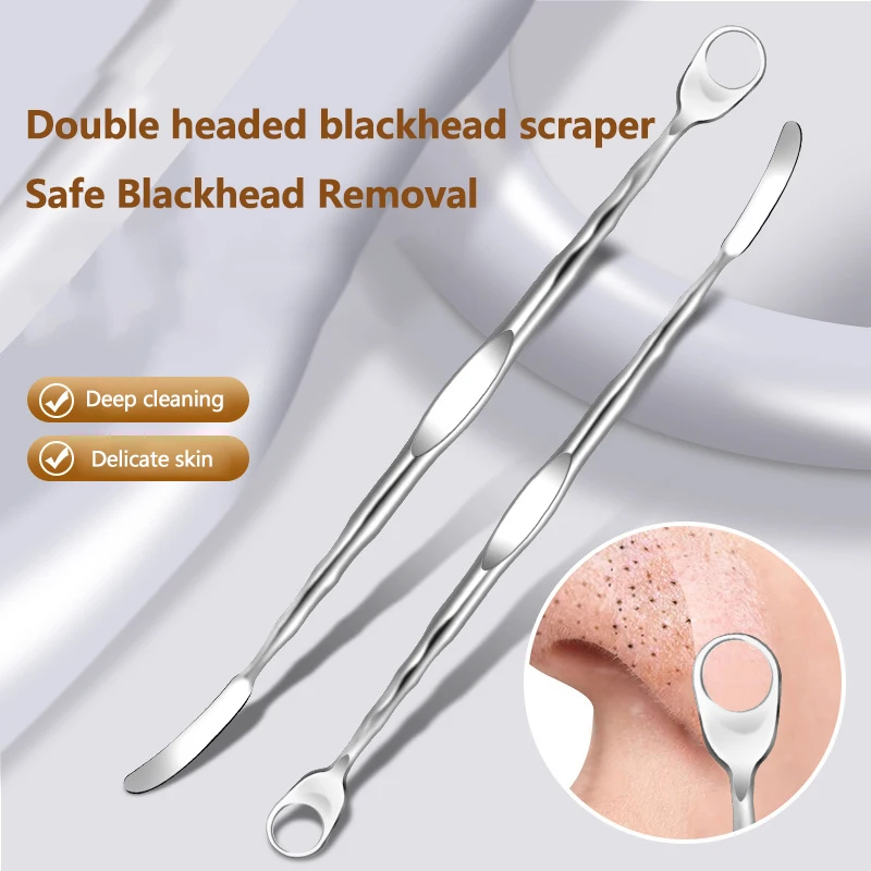 1Pcs Blackhead Remover Pimple Popper Tool Acne Needle Removing Treatment Whitehead Popping Zit Nose Face Blemish Extractor Tool