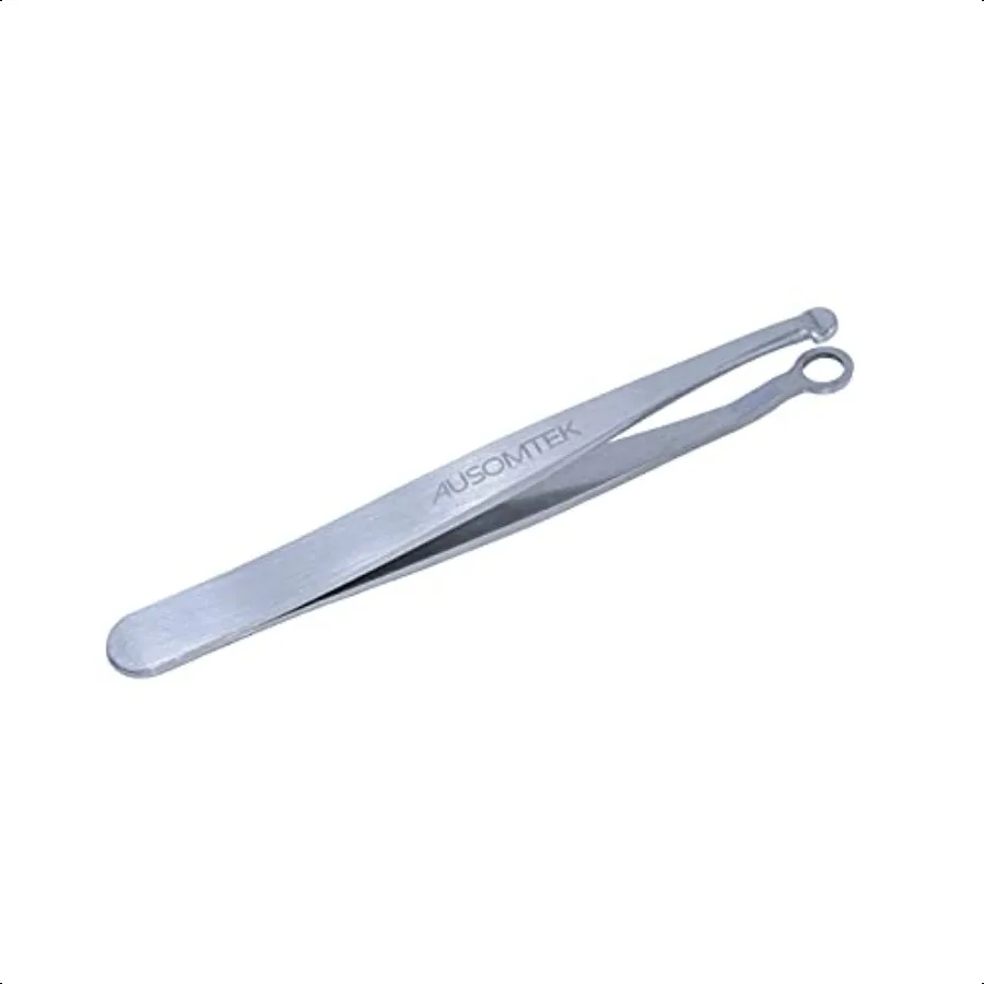 

Nose Hair Trimming Cliper Ear Hair Trimming Tweezers Eyebrow Grooming Scissors Stainl Steel Safe RoundHeaded