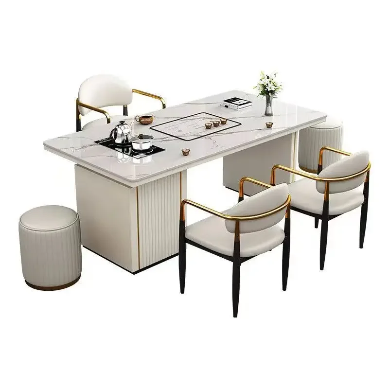 

Reception integrated , light luxury and modern, high-end sense, office, tea table and chair combination