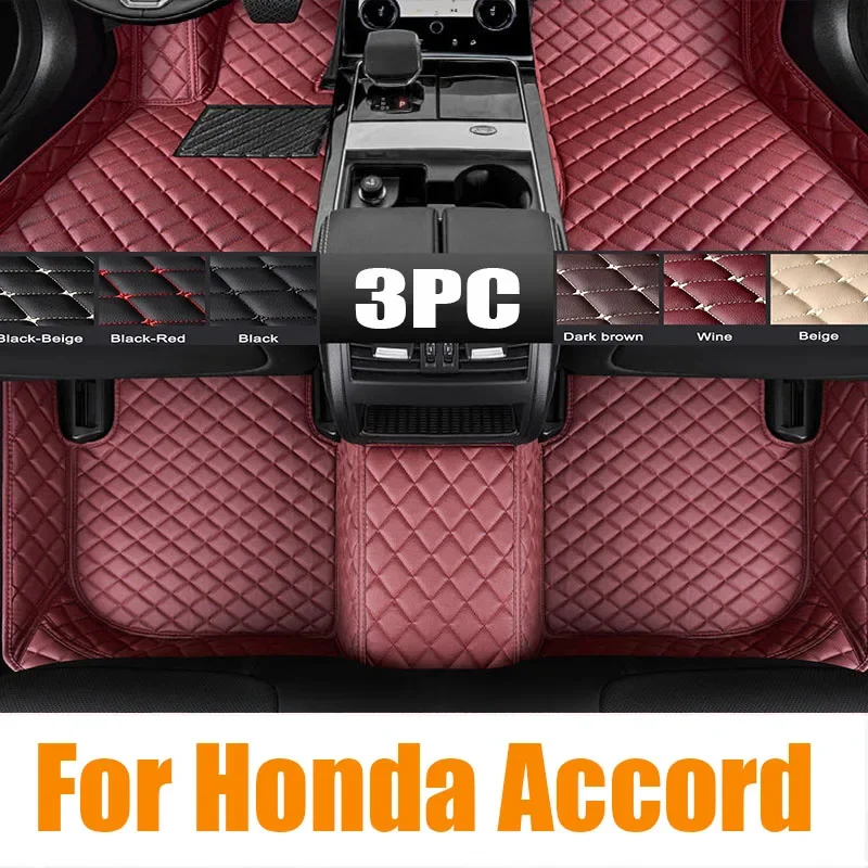 

Custom TPE Car Floor Mats For Honda Accord 2018 2019 2021 2022 Waterproof Auto Accessories Interior Carpet 0531