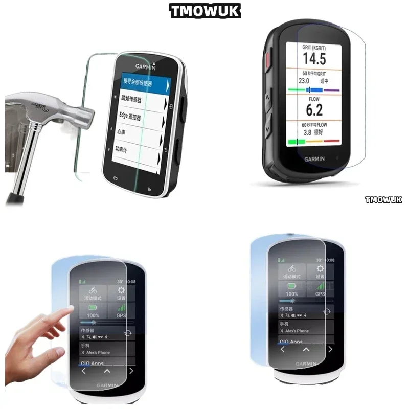 

For Garmin 1030 Plus 1040 Edge 520 820 530 1040 540 840 130 Explore2 - Easy - Install Tempered Glass Screen Protector For Cyclin