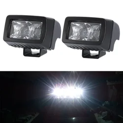 2x 3Inch 20W 12V 24V 6500K Waterproof Xenon Night Bar Lights Portable Spotlights Motorcycle Offroad Truck Driving Car Boat 10W