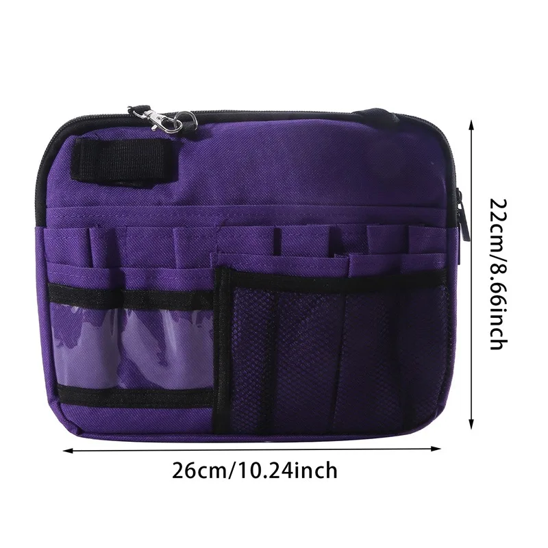 Nurse Bag Portable Women Multi Compartment Utility Waist Pack Nursing Tool Storage Women Medical Nursing Pack Nurse Tool Belt