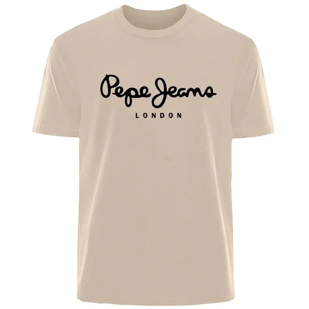 Camiseta de manga corta con logo para mujer de Pepe Jeans London, ropa de mujer de marca de lujo, top Y2K, estilo urbano unisex