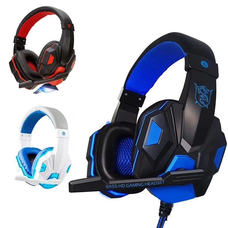 Casque de jeu filaire 3,5 mm avec microphone 120 °   Casque de jeu stéréo avec basses réglables pour PC, PS4, PS5, smartphones et ordinateurs portables, compatible avec Switch.
