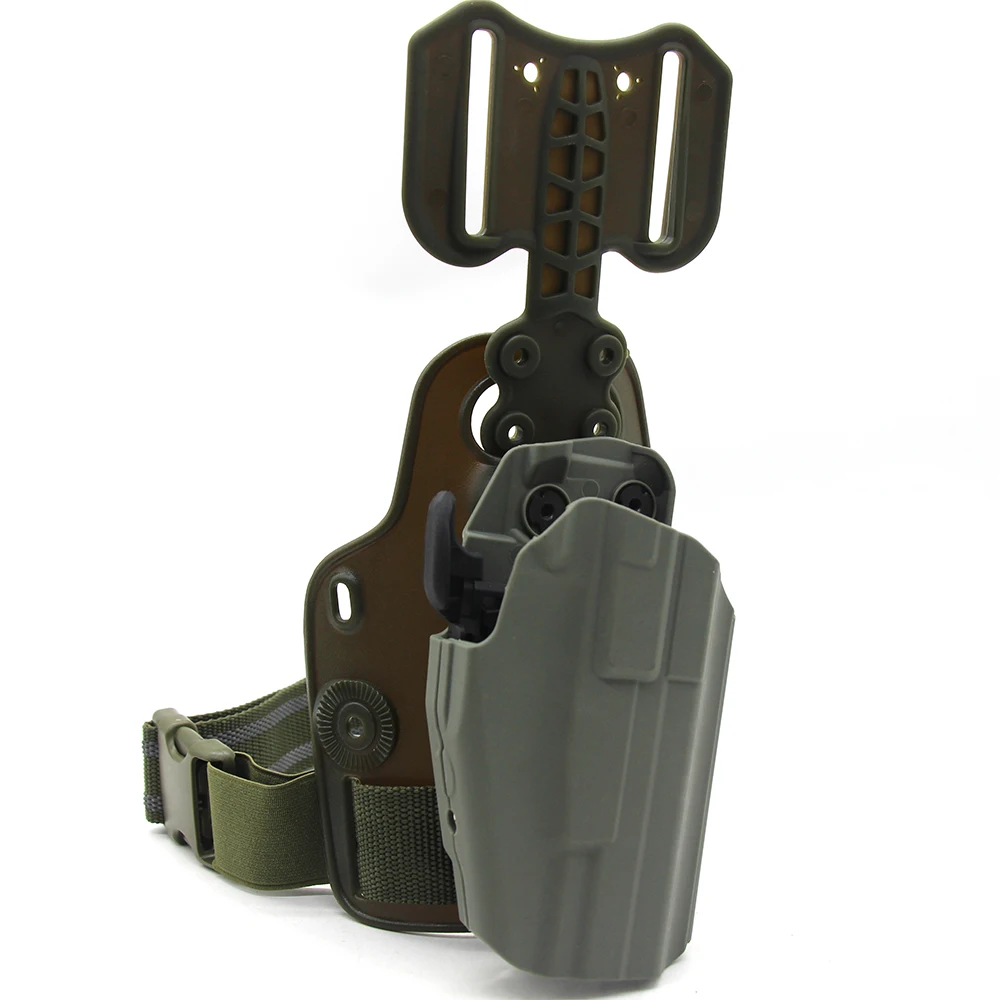 Tactical Drop Leg GL17 CZ75 M9 92Fs Walther Ppq M2 9/40 Taurus Thigh Holster Hunting Accessories view 2