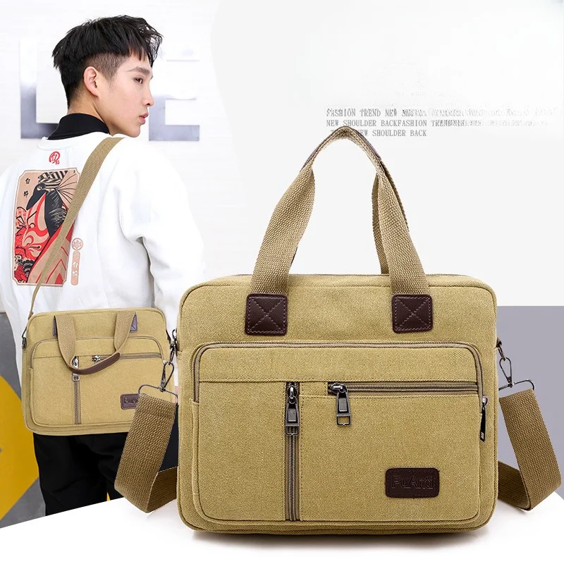 

Мужские холщовые сумки на плечо, повседневная сумка-тоут, дорожная мужская сумка через плечо, роскошные сумки-мессенджеры, модная сумка высокого качества, новинка 2023 года