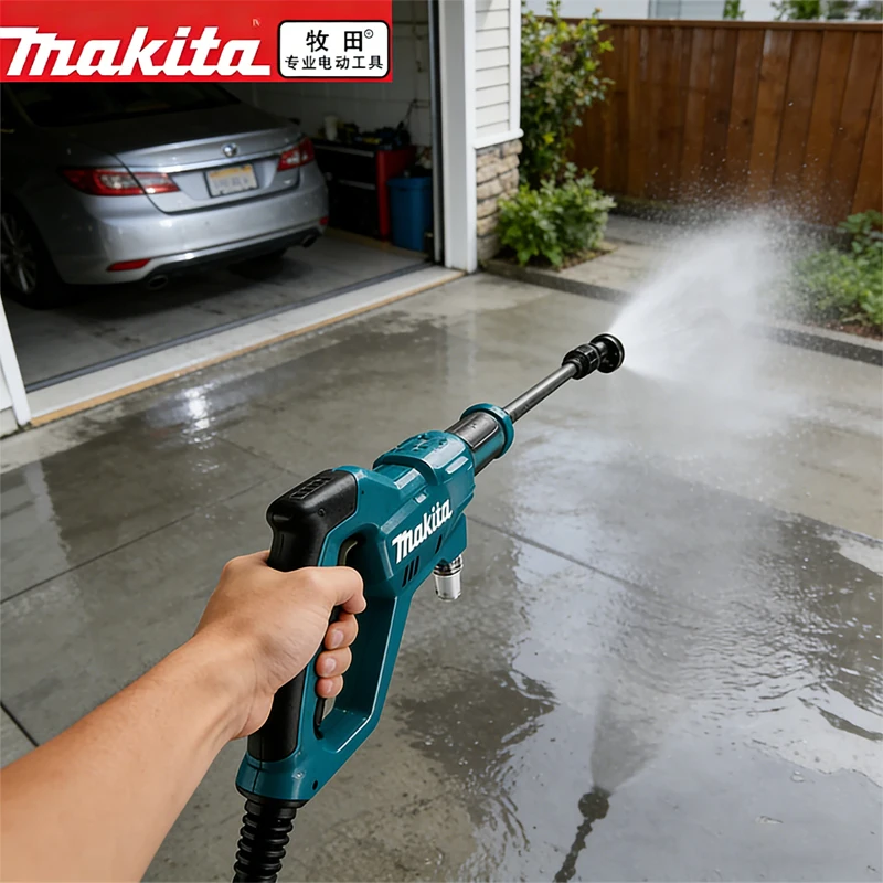

DHW180 Makita cleaning machine lithium battery 18V car wash gun outdoor portable high-pressure water gun has five spraying modes