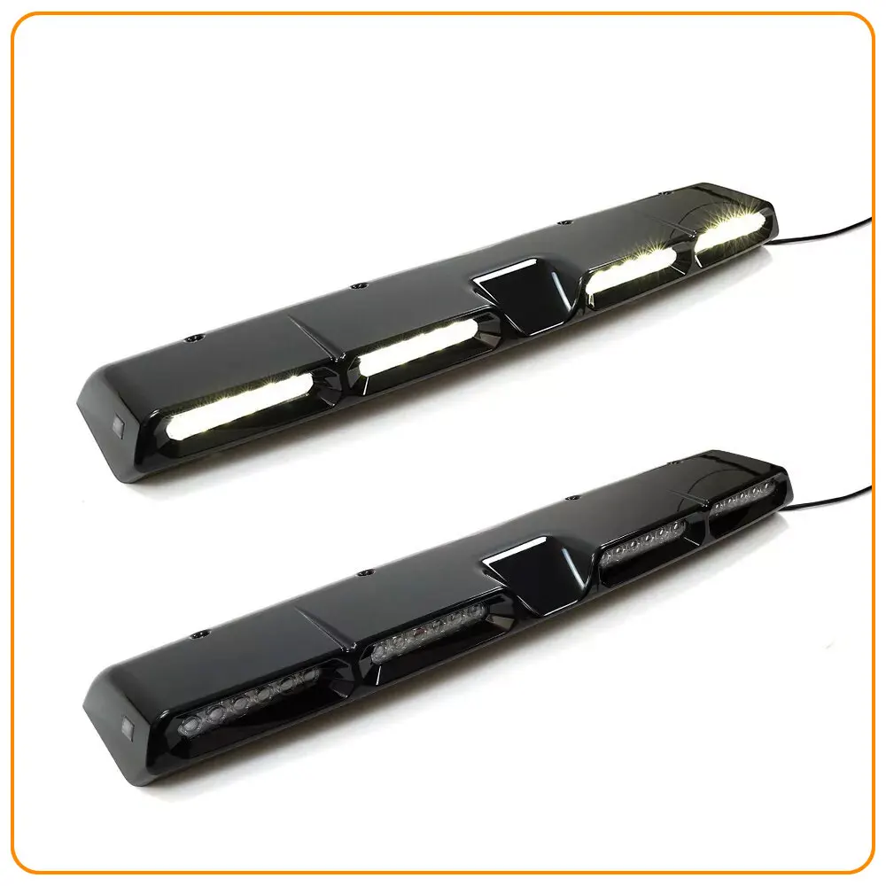 LC76 Dedicated High-Quality LED Roof Light - Glossy Black Front Top Lighting