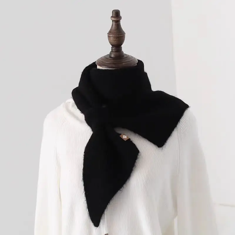 

Cashmere Wool Scarf, Ultra Soft Classic Ribbed Solid Color Winter Scarf for Men and Women with Gift Box