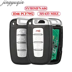 Jingyuqin Smart Key 315/433MHZ ID46 per HYUNDAI I30 IX35 Elantra Genesis Veloster Equus Tucson Sonata Kia Forte Soul Rio Sorento