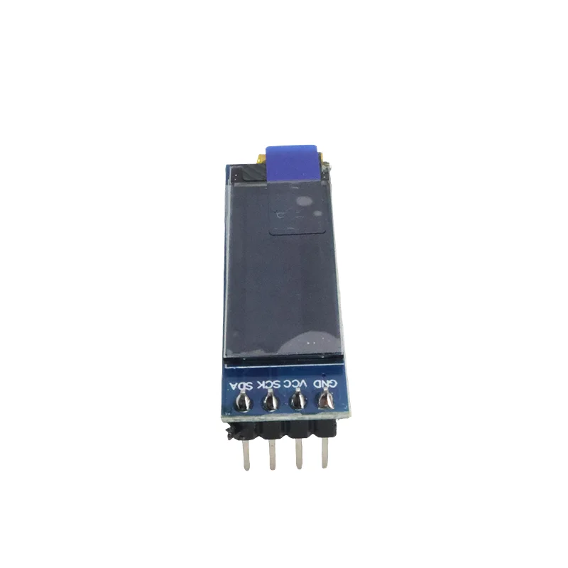 New 0.91 Inch OLED Display Module I2C SSD1306 OLED Display Module White / BLUE I2C OLED Screen Driver DC 3.3V~5V for Arduino DIY