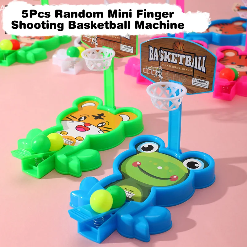 

5 шт., мини-баскетбольная стрельба, настольная игрушка, милая настольная игра в форме животного, забавные интерактивные игрушки для родителей и детей, игры для вечеринок