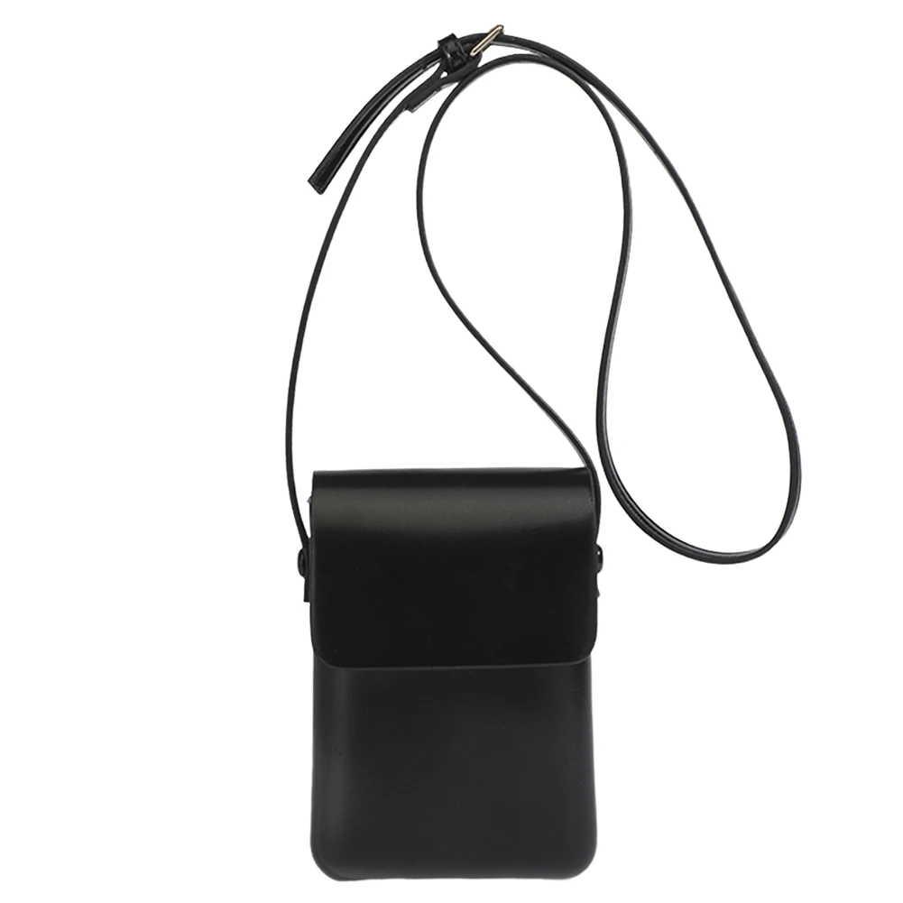 المرأة بسيطة حقيبة كروسبودي بولي Leather الجلود حقيبة كتف ريترو حزام قابل للتعديل بلون الإناث في الهواء الطلق حقيبة المواعدة #6