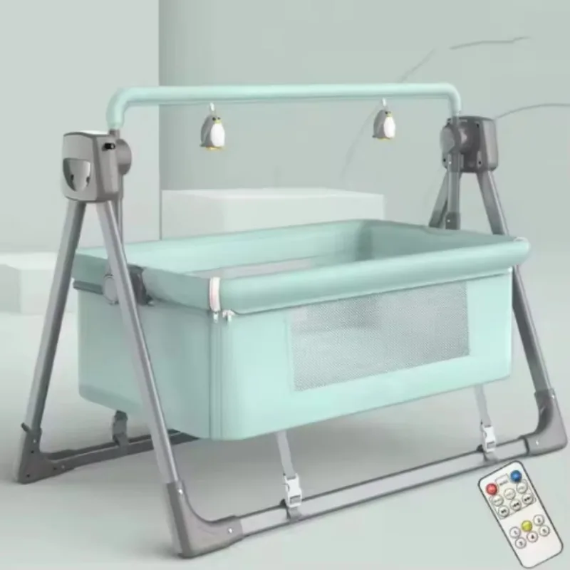 

2026 Popular Wholesale Factory Price Baby Swing Chair Electric Baby Multi Function Child Bed Adjustable Cot Baby Bassinet