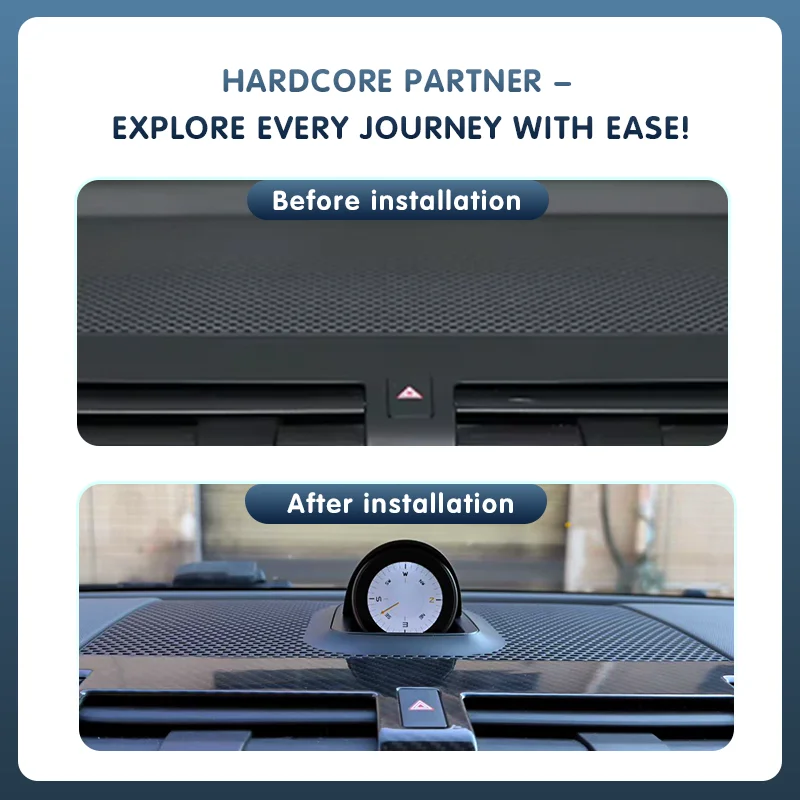 for Land Rover Defender L663 90/110/130 Central-Mounted Clock Speaker Upgrade Fashion Touch Instrument Panel Car Audio Accessory
