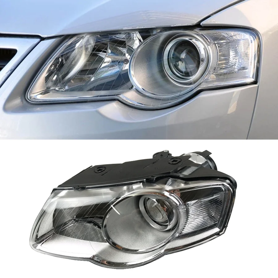 

1Pc Headlight Front Headlamp For Volkswagen Magotan B6 2006-2011 Auto Fog Light Day Running Turn Signal Accessories Styling