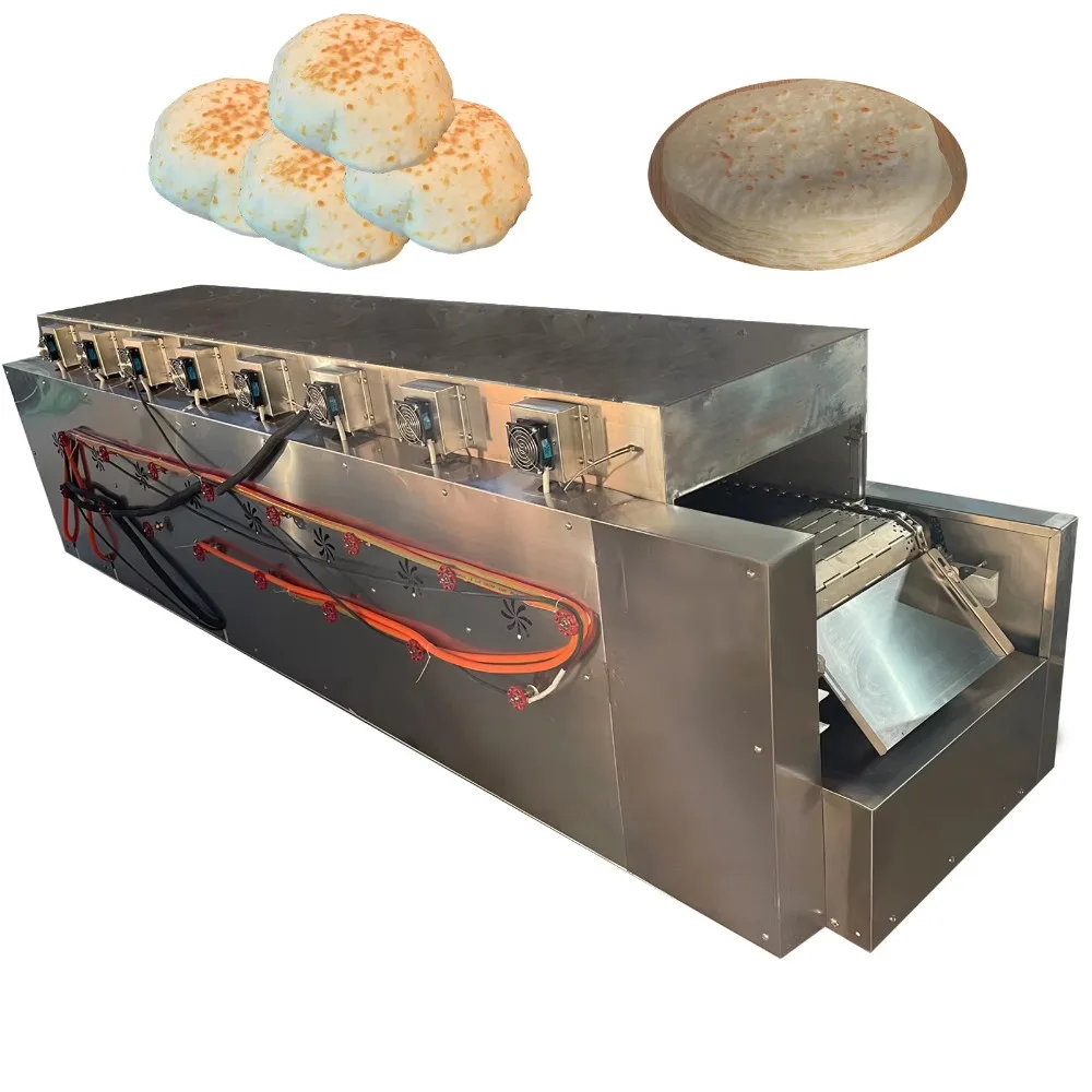 Best Price Fully Automatic Spring Roll Maker Crepes Ethiopian Injera Wrapper Roti Tortilla Making Machine for Small Business