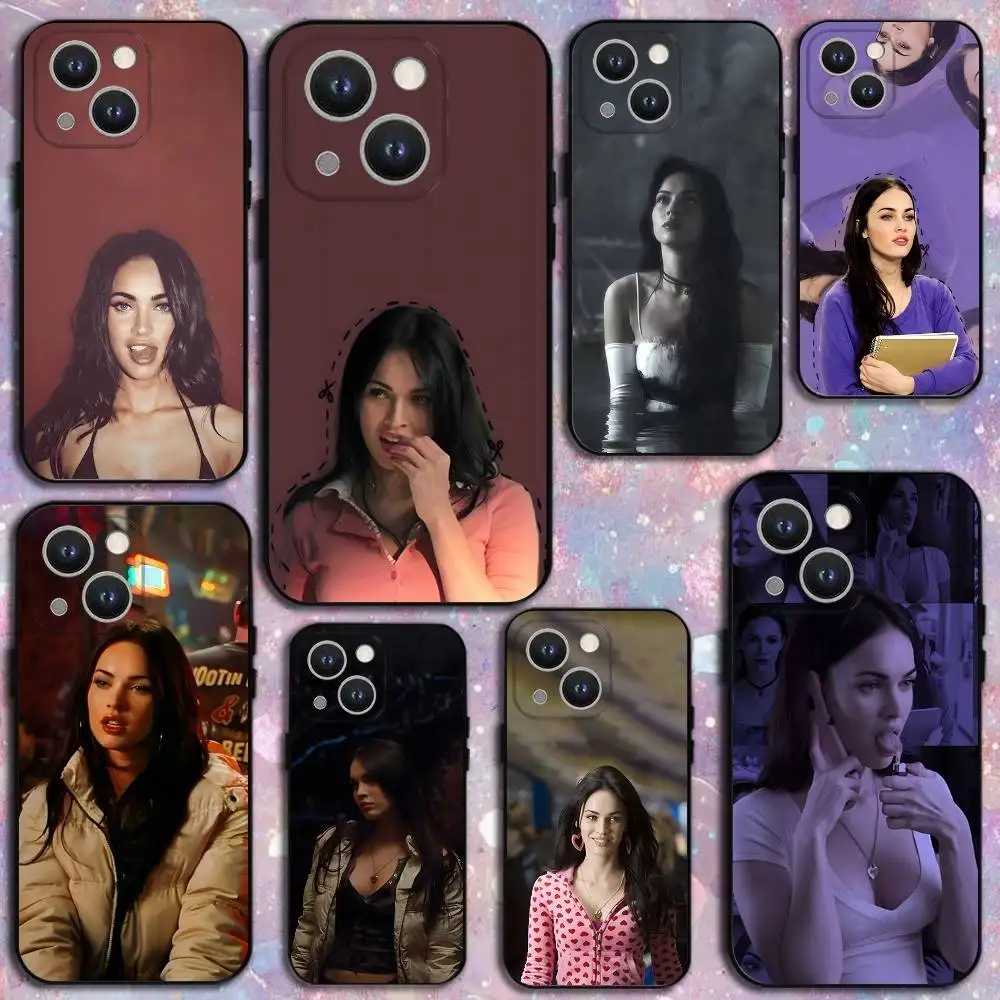 

Jennifers Body Megan Fox Phone Case For iPhone 16,15,14,13,12,11 Plus,Pro Max,XS,X,XR,SE,Mini,8,7,Soft Silicone Black Cover
