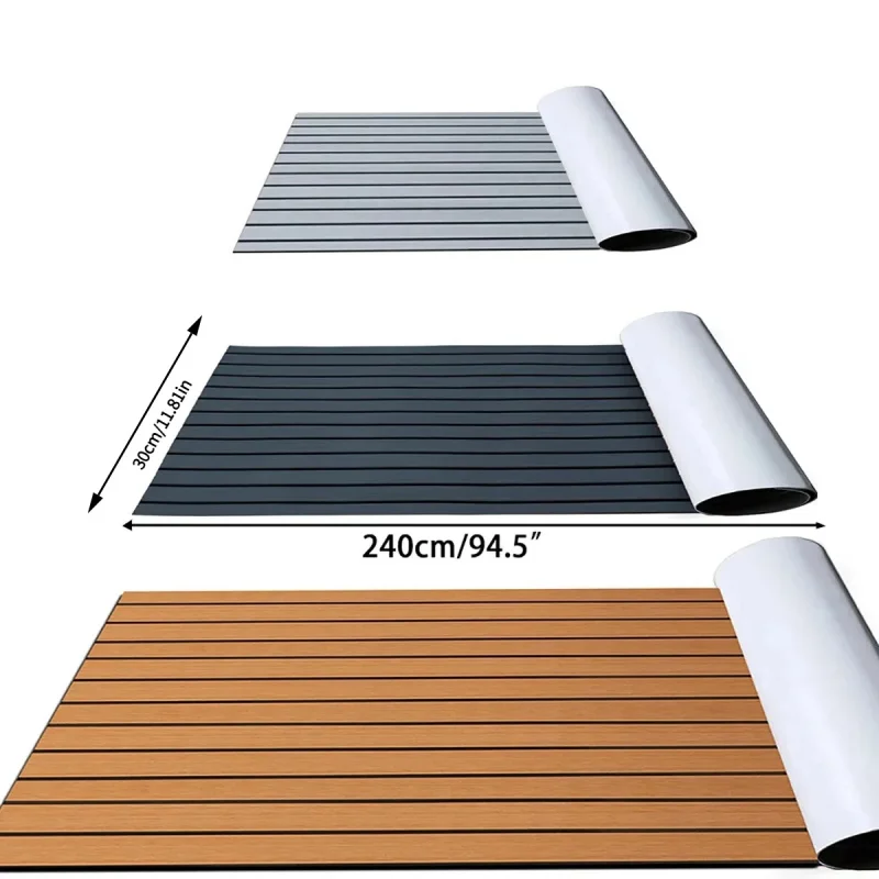 

RedLuck Blueprint 240 см × 30 см, четыре цвета, украшение для яхты, корабля, противоскользящий пол, водонепроницаемый, из тикового дерева