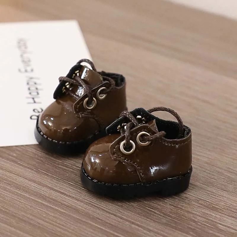 Für 10 cm Baumwolle Puppe Schuhe Mode Leder Schuhe Puppe Zubehör Mini Puppe Sport Schuhe Puppen Zubehör DIY Spielzeug – Detail 14