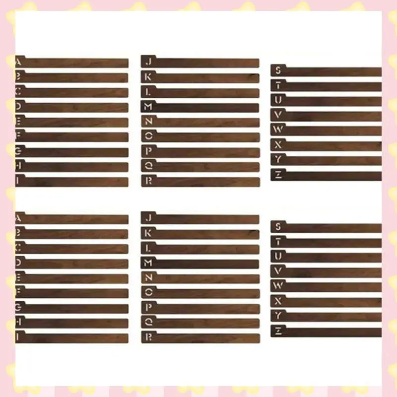 AB51 Vinyl Record Dividers,Record Dividers,Alphabetical Vinyl Record Storage Dividers A-Z Durable Easy Install (2 Set)