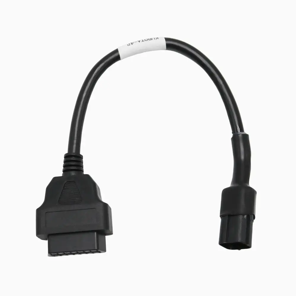 for Kubota 4-pin diagnostic tool OBD1 to OBD2 programming cable data link adapter compatible with 3824-26 test line