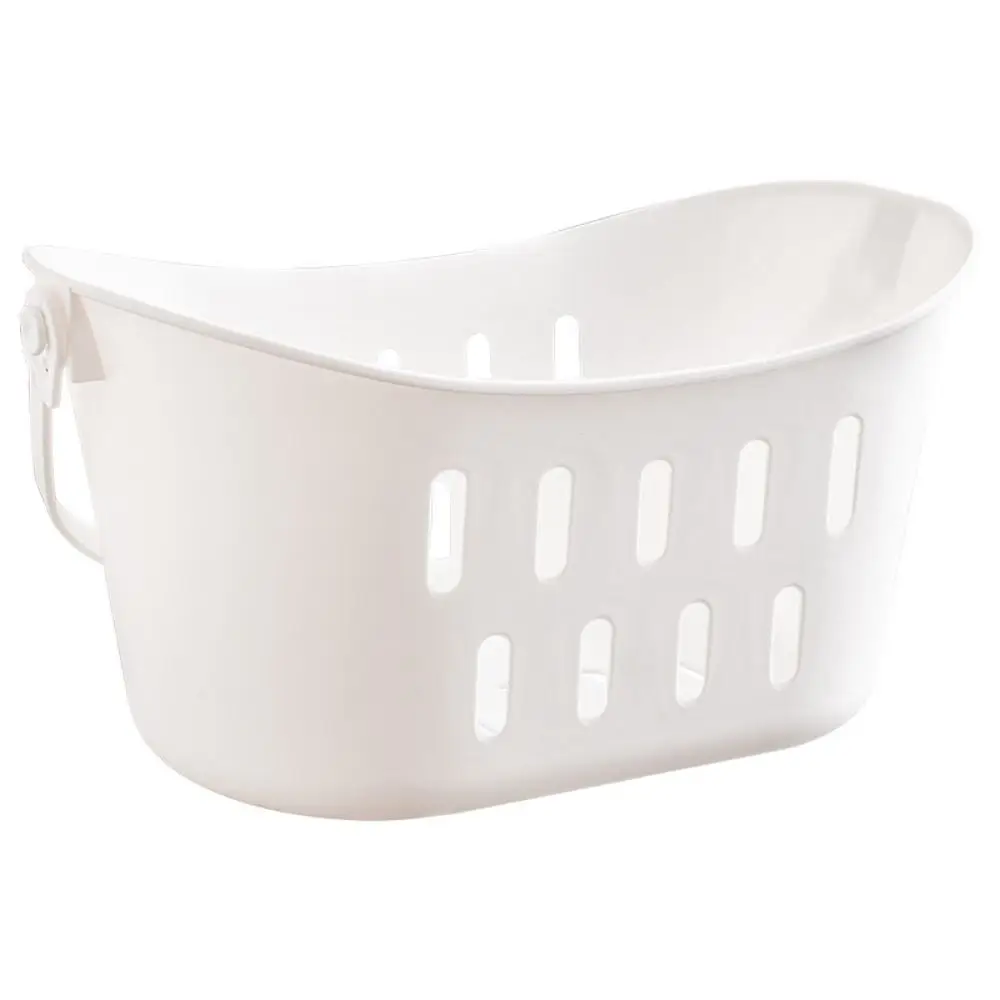 Portable Storage Basket Practical Creative Hanging Wash Bath Basket Drain Multifunction Shower Basket Kitchen