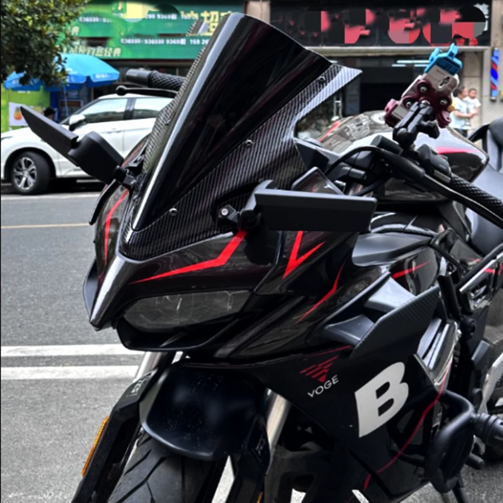 

FOR Loncin VOGE 250RR 250 RR Motorcycle 2023 Windshield Modified Competitive Windshield Heightened Hood Deflector Windshield