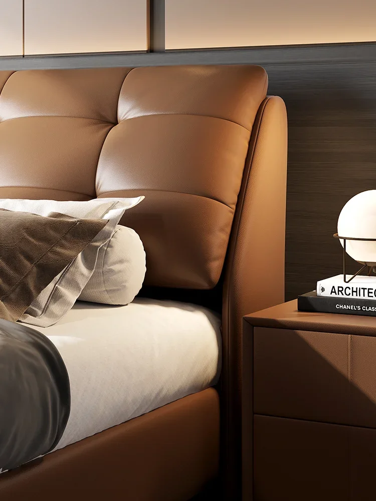 

1.8 meters 2.0 three drawers 2.2 meters air pressure storage bed modern simple master bedroom marriage bed