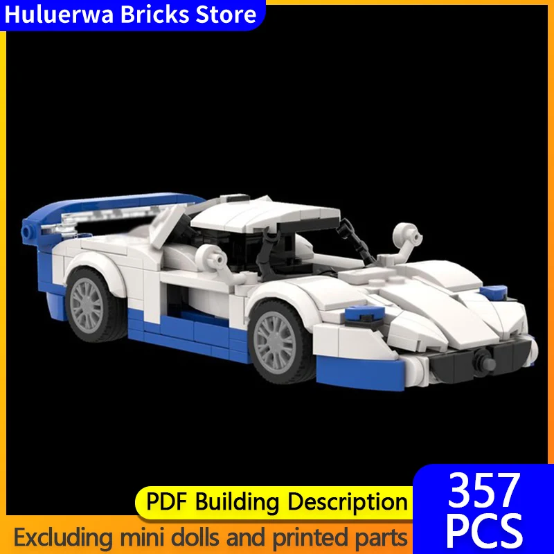 

Speed Hypercar Model MOC Building Bricks MC12 Top Tier Sports Car Modular Technology Gifts Holiday Assemble Children Toys Suit