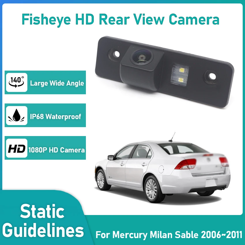 Car Rear View Back Up Camera For Mercury Milan Sable 2006 2007 2008 2009 2010 2011 Reverse Parking Camera Full HD high quality