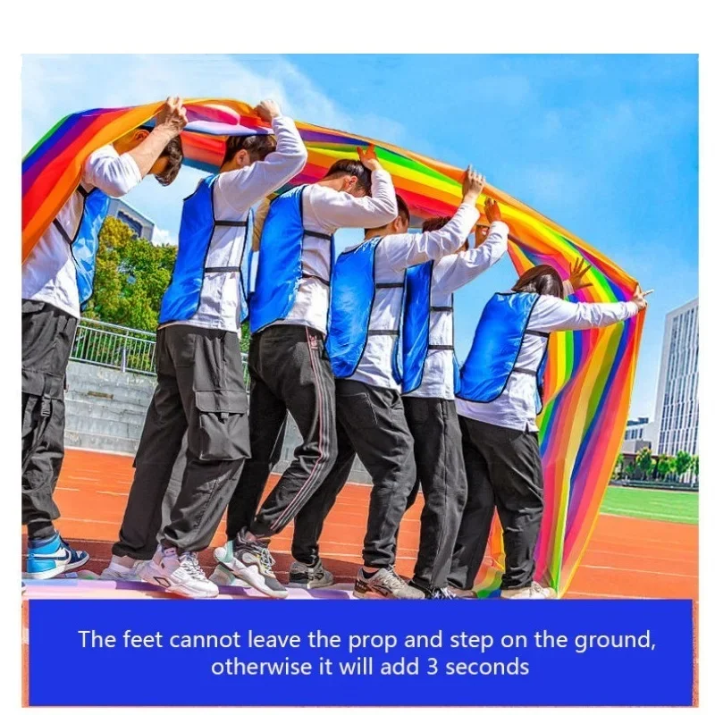 Teambouwactiviteit Teamwerk Spel Groepsevenement Leeractiviteit Leuk spelen Run Mat voor tieners Kinderen en volwassenen Velddagspel