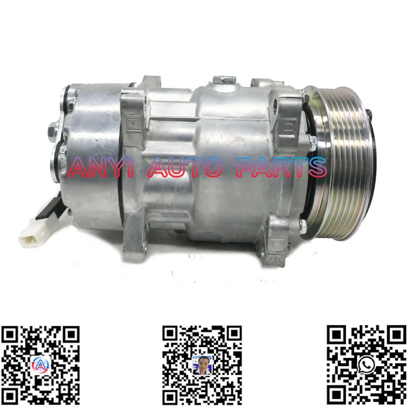 China FactoryCOM309 SD7V16 6PK Auto ac compressor for Peugeot 206/306/406/605/607/806/Citroen C5/Fiat 6453L5 6453TJ 6453TK