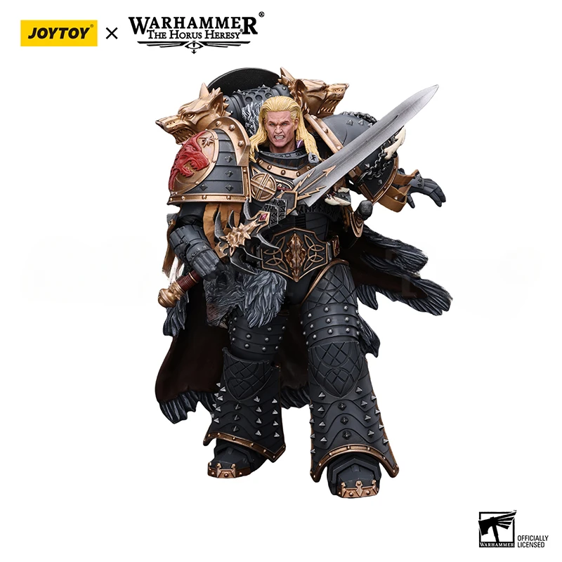 JOYTOY 1/18 Action Figure The Horus Heresy Space Wolves Leman Russ Primarch of the VIth Legion Anime Model Toy