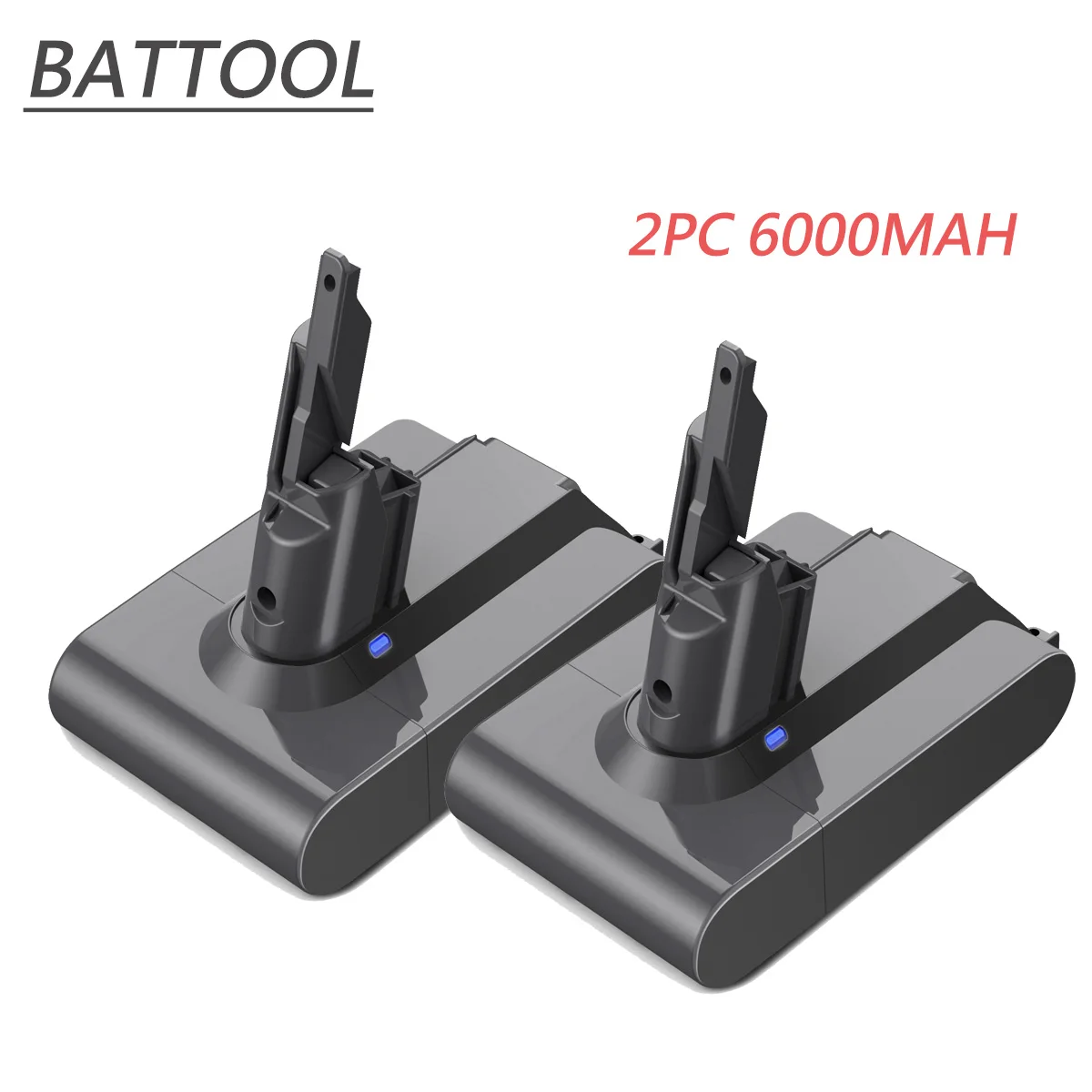 Battool para Dyson V7 batería 21,6 V 6000 mAh/4000 mAh litio FLUFFY V7 Animal V7 Pro 225403 229687   Herramientas Batería recargable