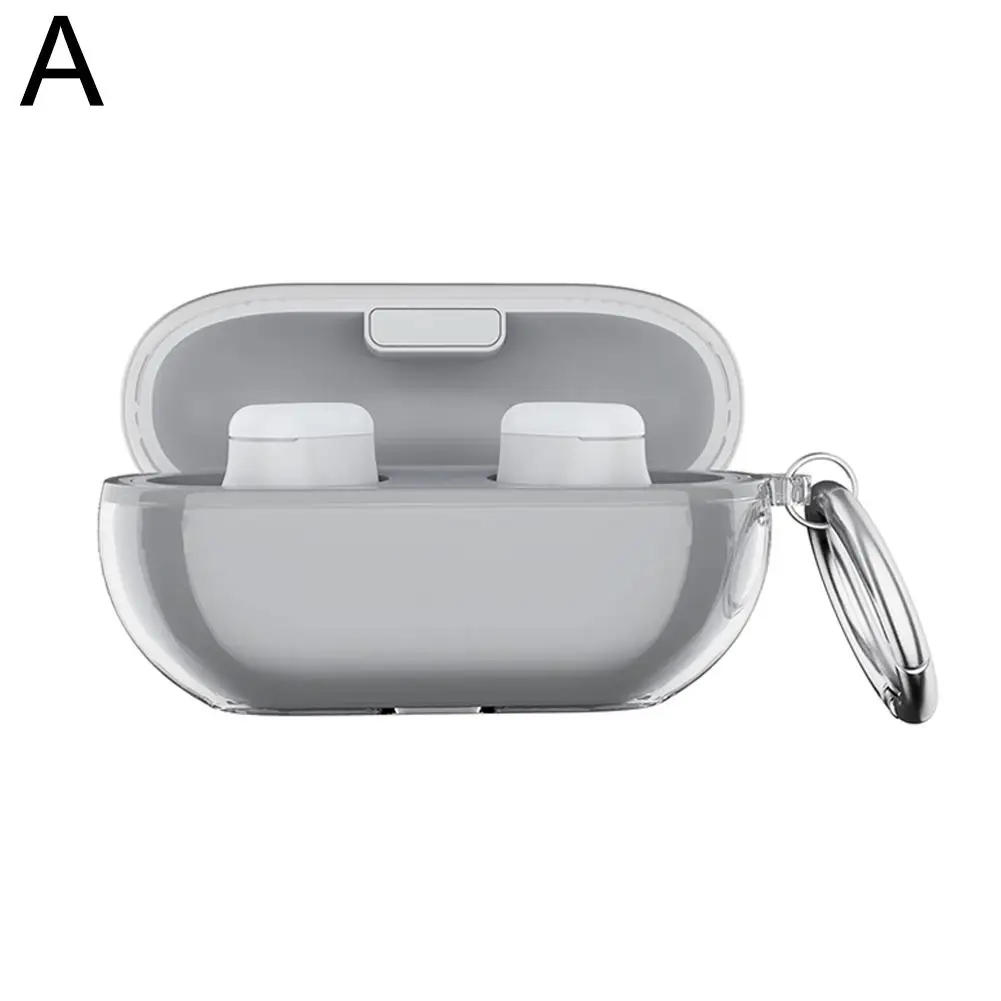 For Buds Transparent Protective With Keyring Tpu All-round Material 360° Scratch Resistant I4z7