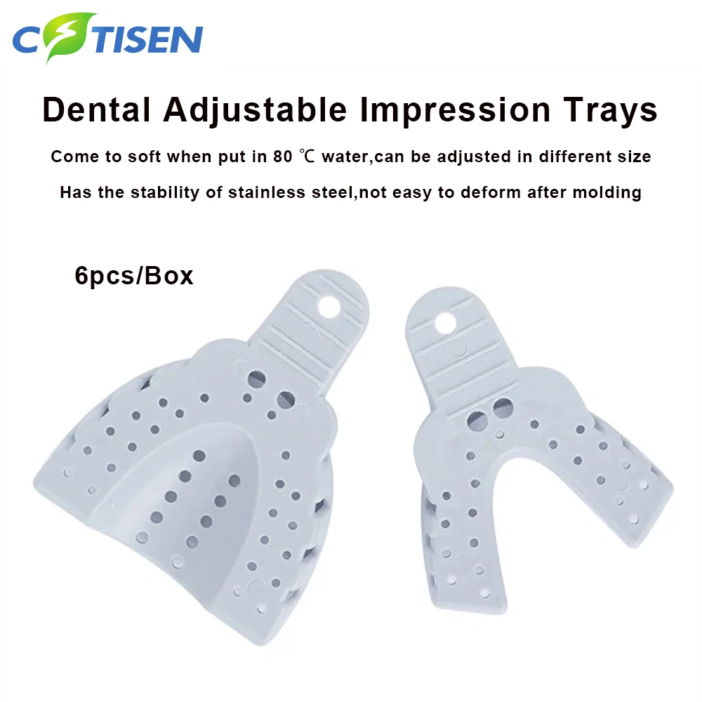 

Dental Adjustable Impression Trays Silicone Putty Plastic Sterilizable Orthodontic Modeling Tools Dentist Instrument Cotisen KTZ