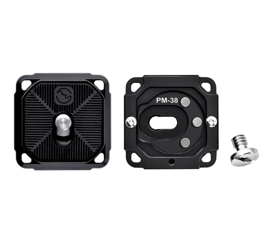 SunwayFoto PM-38 38 มม. แผ่น QR สากลสําหรับหัวบอล Arca และ RRS