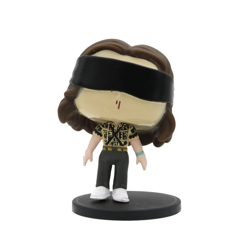 Paquete de 8 figuras de mano de Stranger Things Steve Monster de 4 pulgadas con soporte (bolsa)