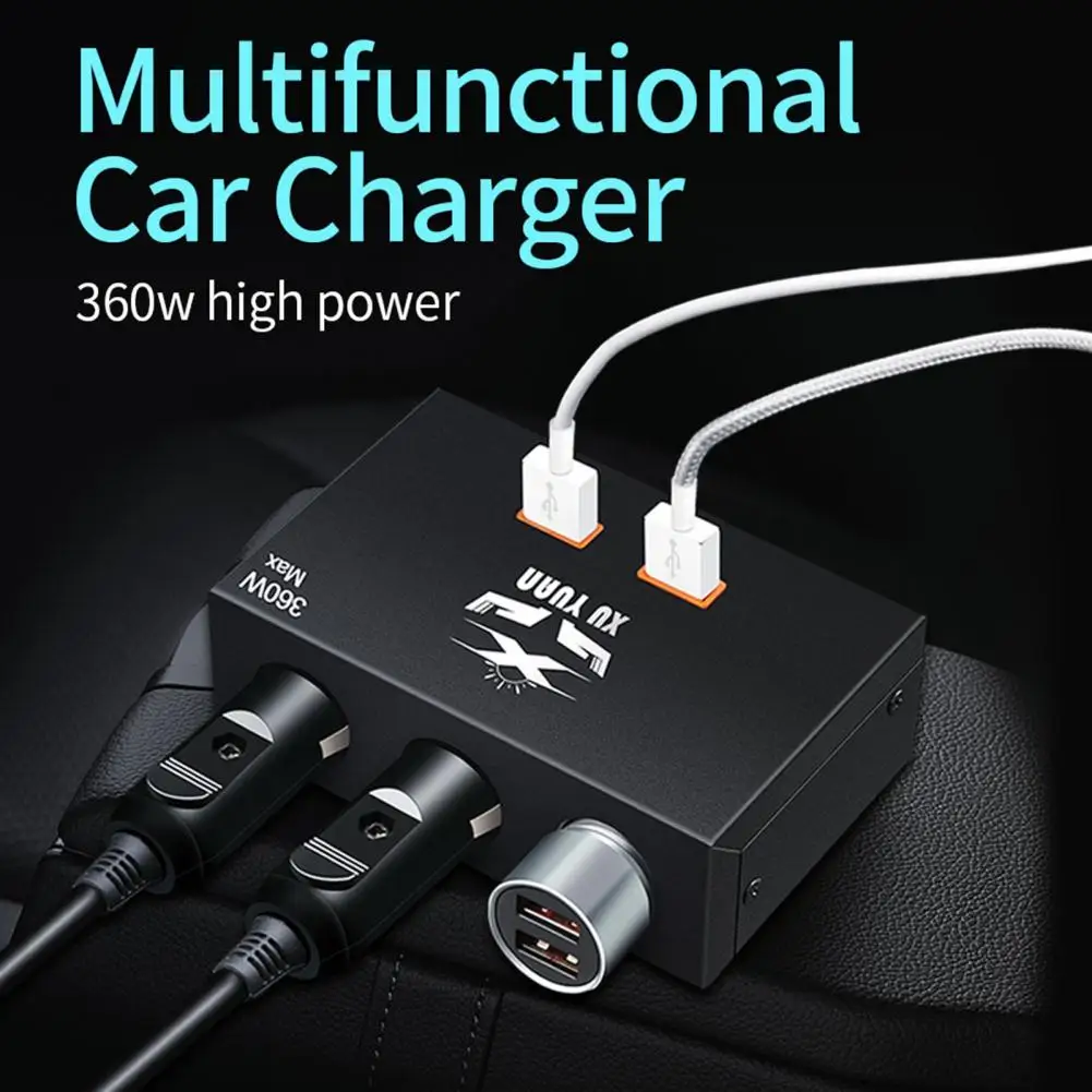 Auto Charger  Convenient Fireproof Multi-protection  Universal QC3.0 High Power Car Charger Vehicle Supplies