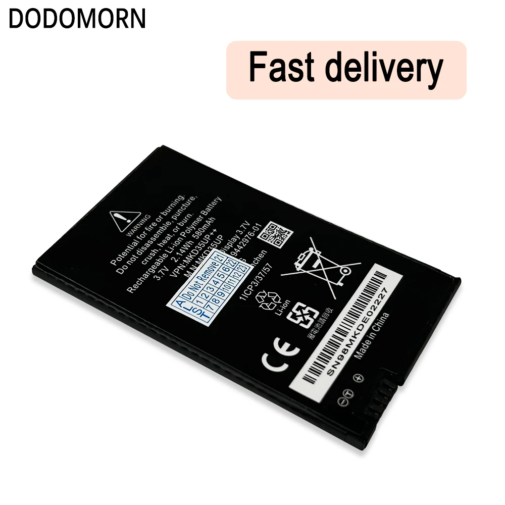 DODOMORN-Batterie pour BMW, 2.14Wh, 3.7V, 580mAh, Haute Qualité, Neuf, MKD35ettes, Convient pour BMW 5, 6, 7, Bery X5, X6, 730, 740, 745, 760 Movies, 530L, 530LE, Livraison Rapide