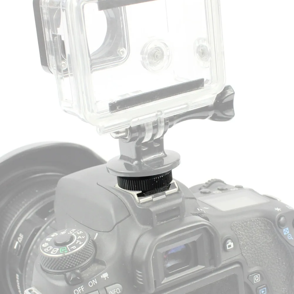 3/8 1/4 5/8 Single Dual Nut Stativplatte zum Blinken Kalter Blitzschuh-Schraubenadapter für GoPro 13 Insta360 X4 Light Stativ-Mikrofonhalter – Detail 31