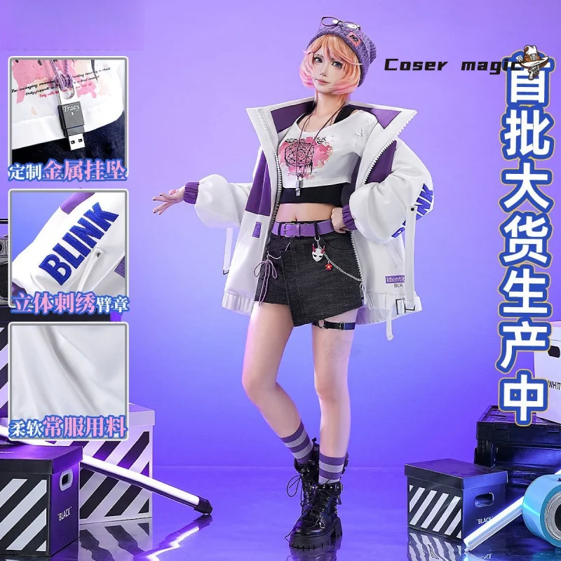 

Identity Ⅴ Mechanic Cosplay Costume Tracy Reznik BLK IDV-ES Uniform Halloween Carnival Party Christmas Play Role Clothe Clothing