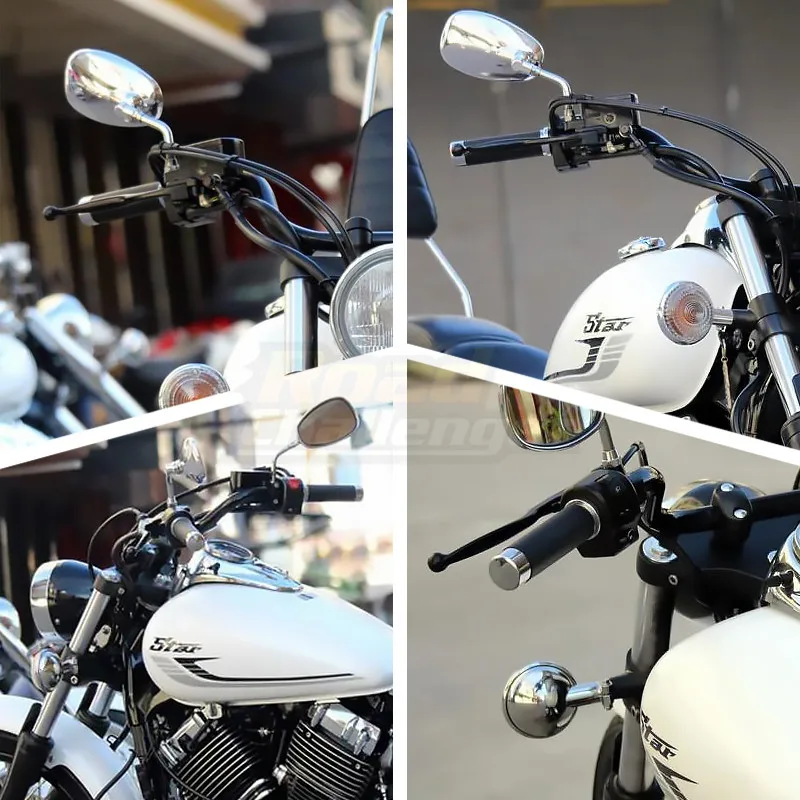 1 Pair Motorcycle Black Brake Clutch Levers Handle Grips Set For Yamaha VStar Drag Star XVS 400/650  XVS 1100 99-09 96/16