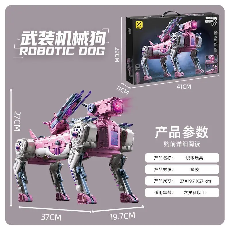 

Simulated remote control mechanical dog
