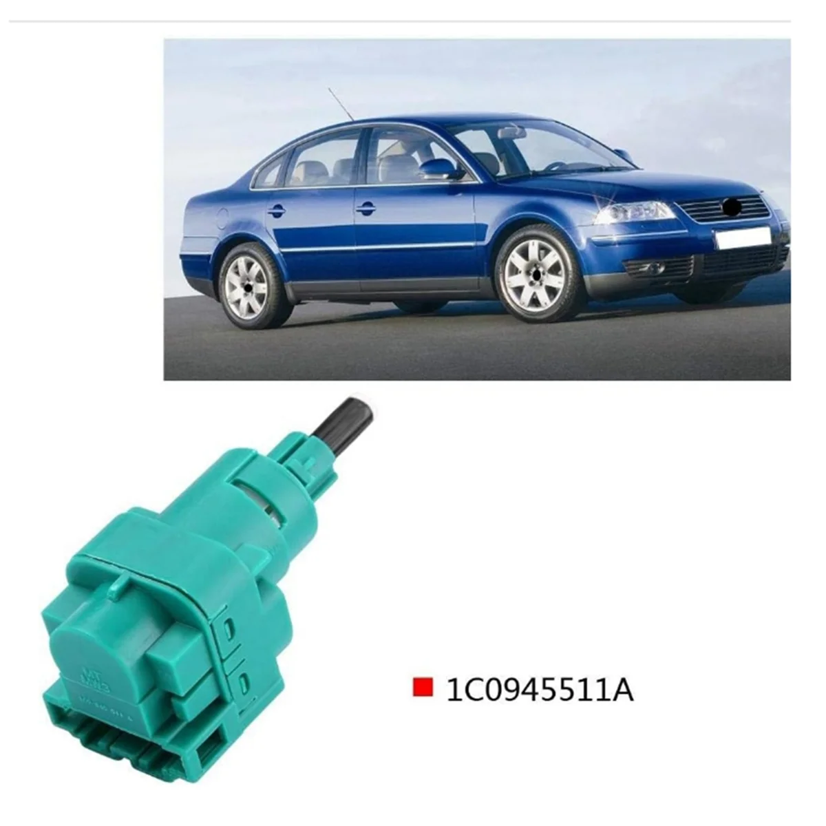 4-poliger Bremslichtsc halter für audi a3 a4 a6 tt s4 r8 für porsche cayenne für vw golf jetta 1 c0945511a